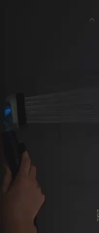 LED Digital Temperature Display Shower Head- High Pressure Rainfall With Color Changing Light